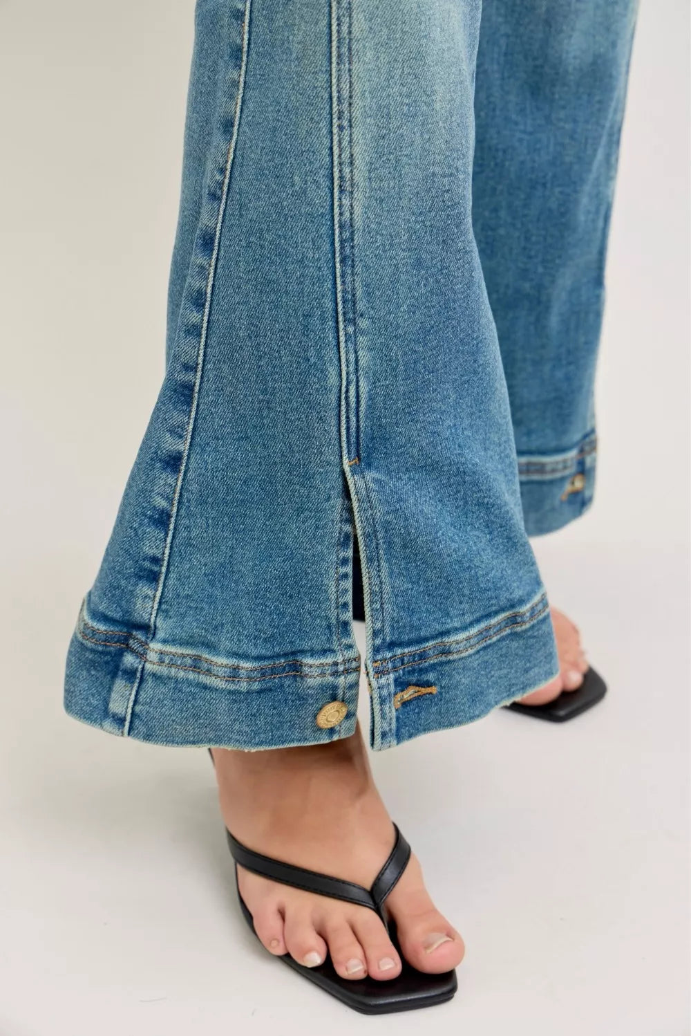 Hazel Blues® | Judy Blue High Waist Vintage Wash Flare Jeans