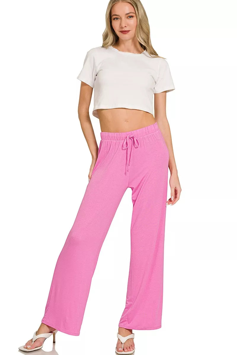 Hazel Blues® | Zenana V-neck Oversized Top & Pants Set