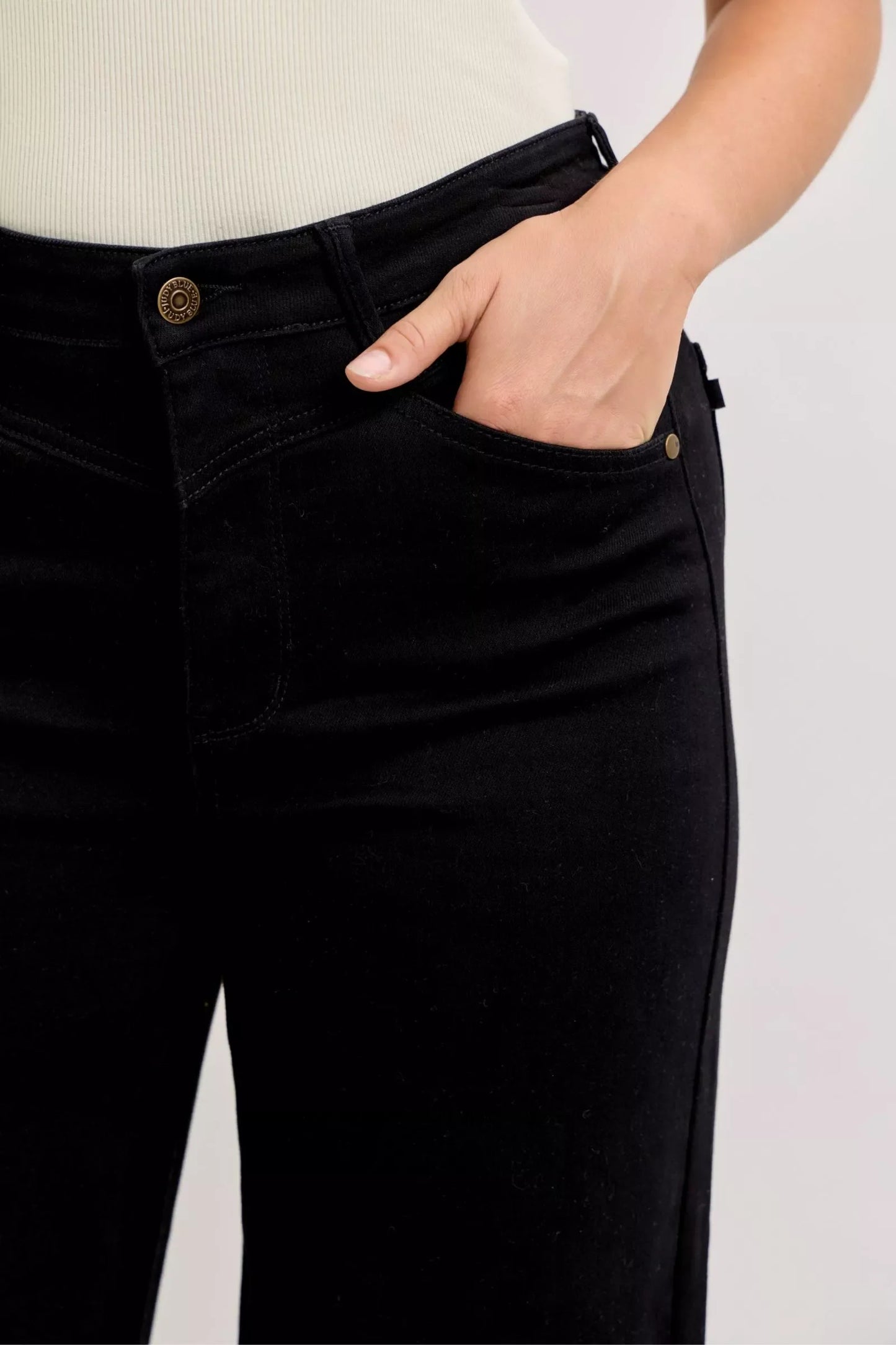 Hazel Blues® | Judy Blue High-Waisted Wide Leg Jeans