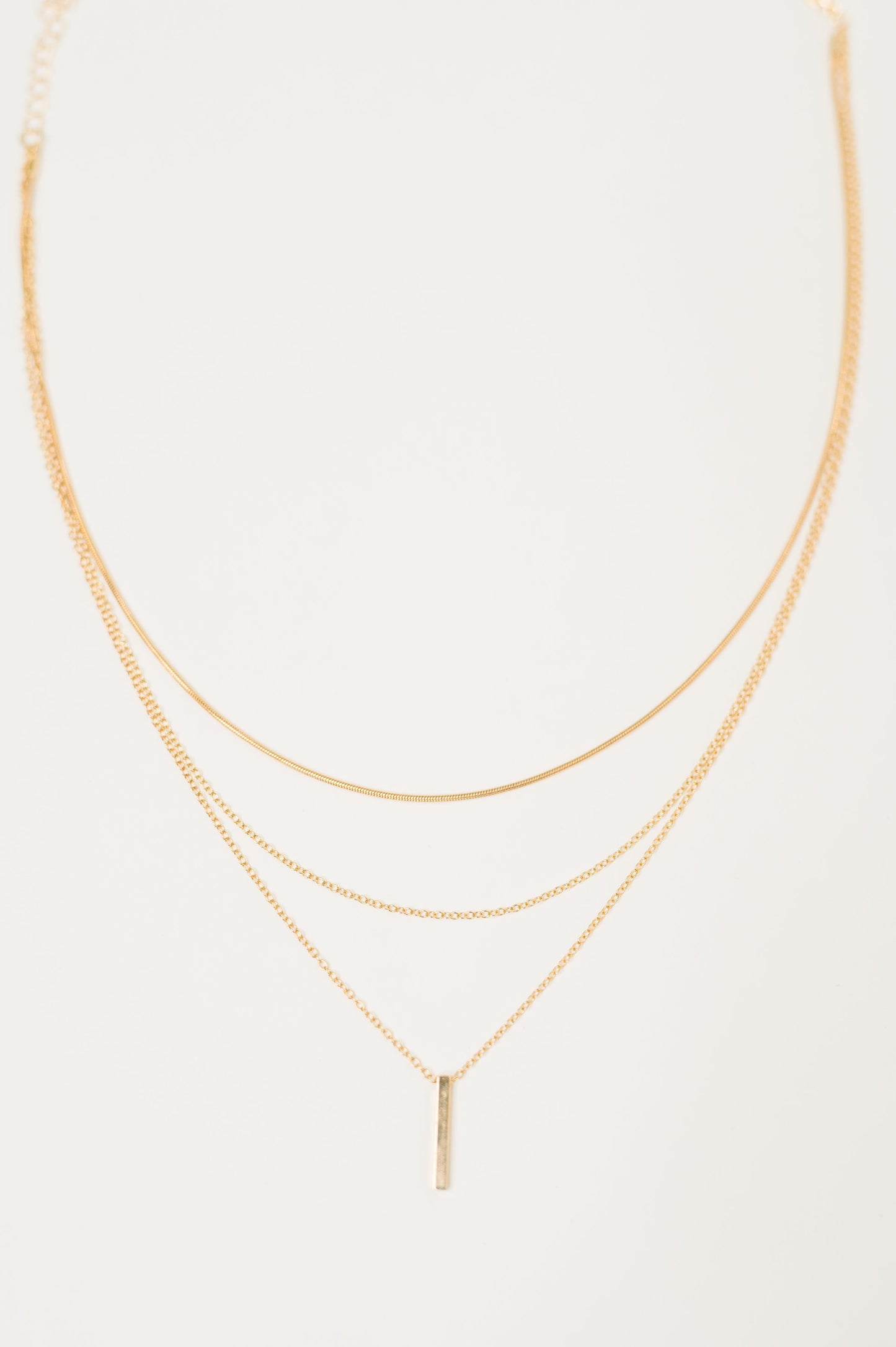 Hazel Blues® | The Signature Set Layered Necklace Set in Gold