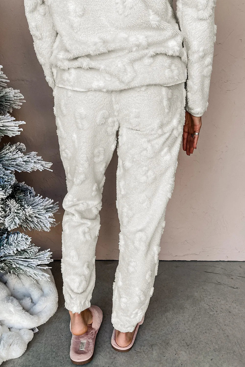 Hazel Blues® | Round Neck Long Sleeve Top and Pants Lounge Set
