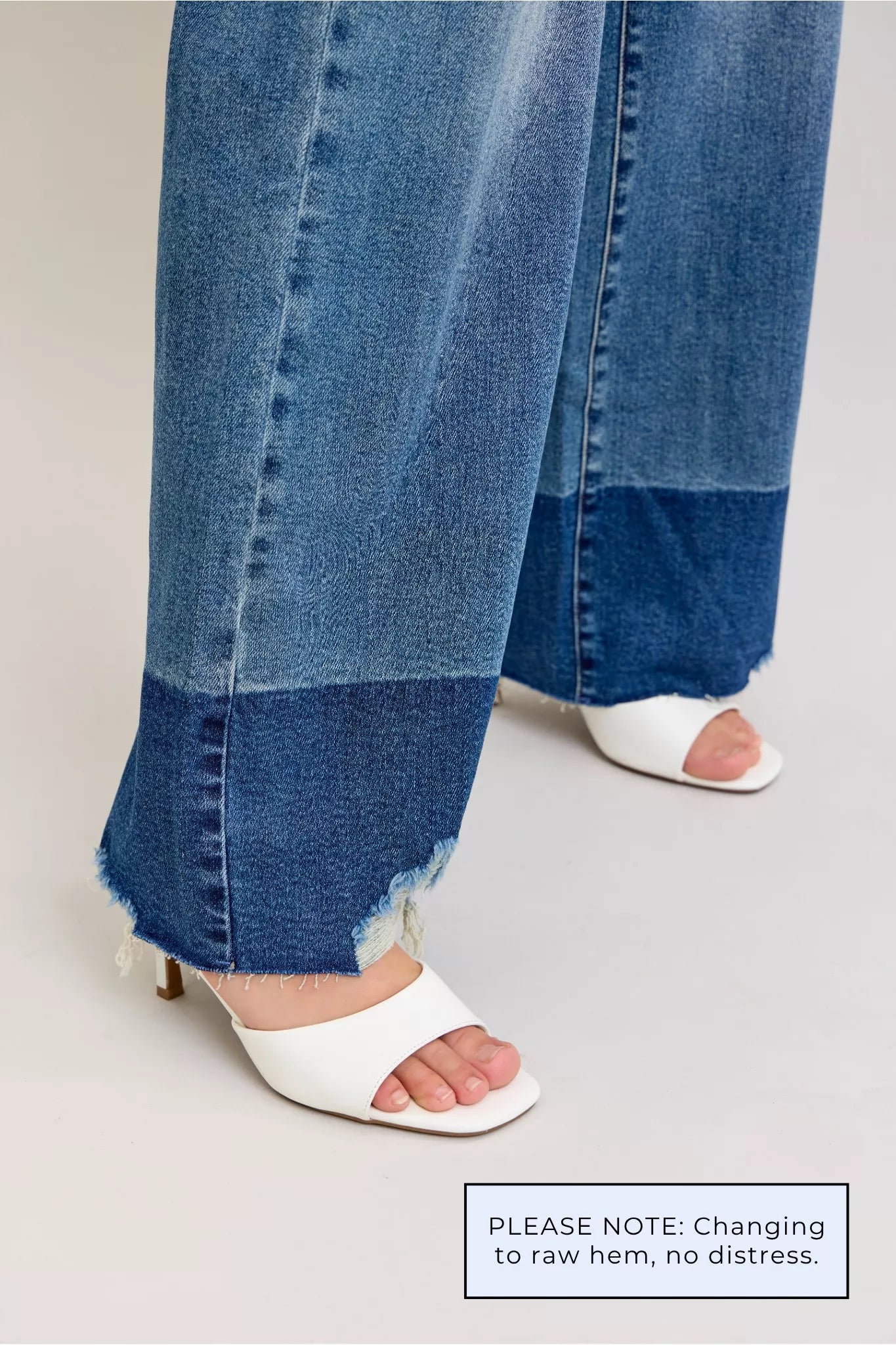 Hazel Blues® | Judy Blue Raw Hem High Waist Column Straight Jeans
