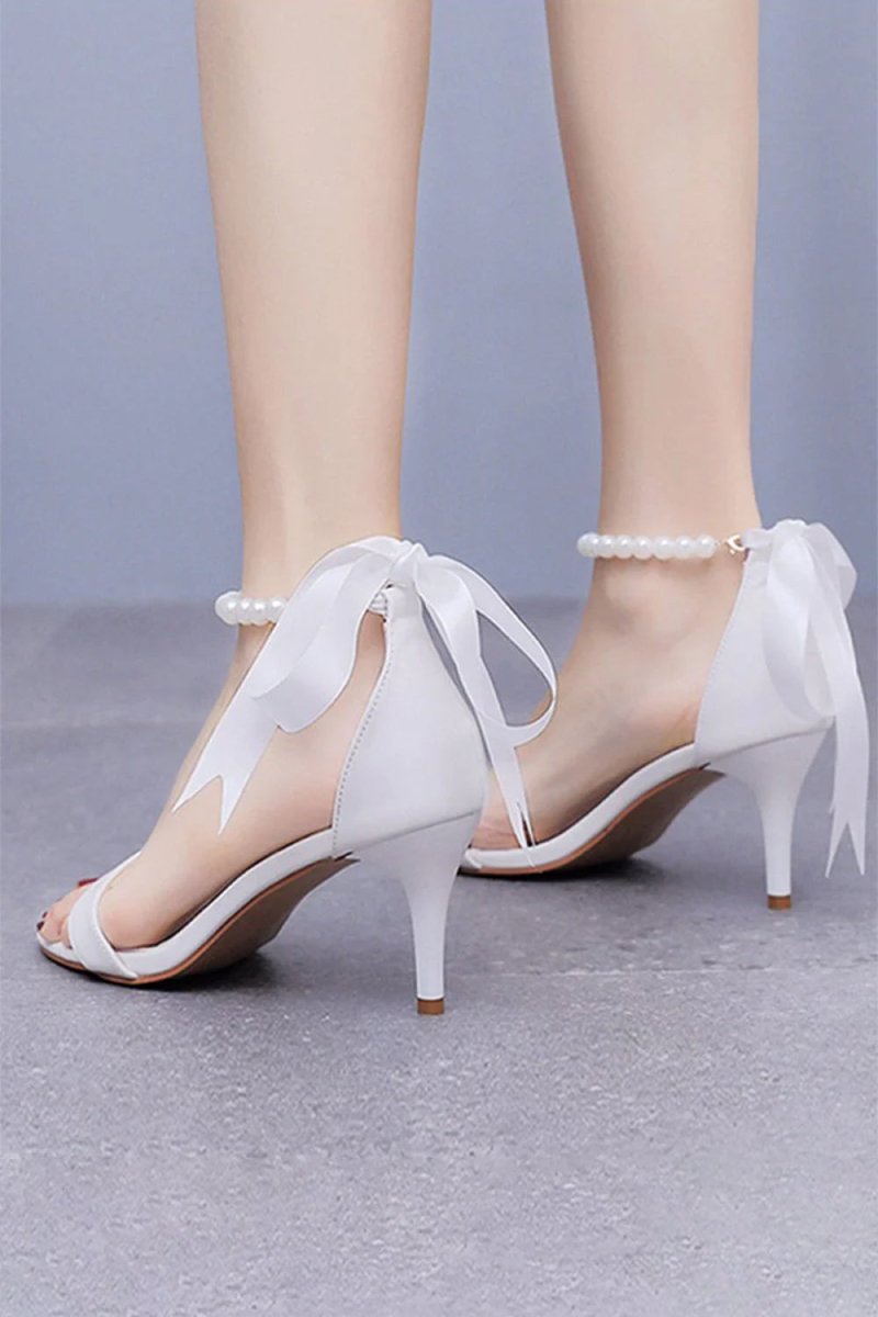Elegant Open Toe Ankle-Strap Stiletto Sandals