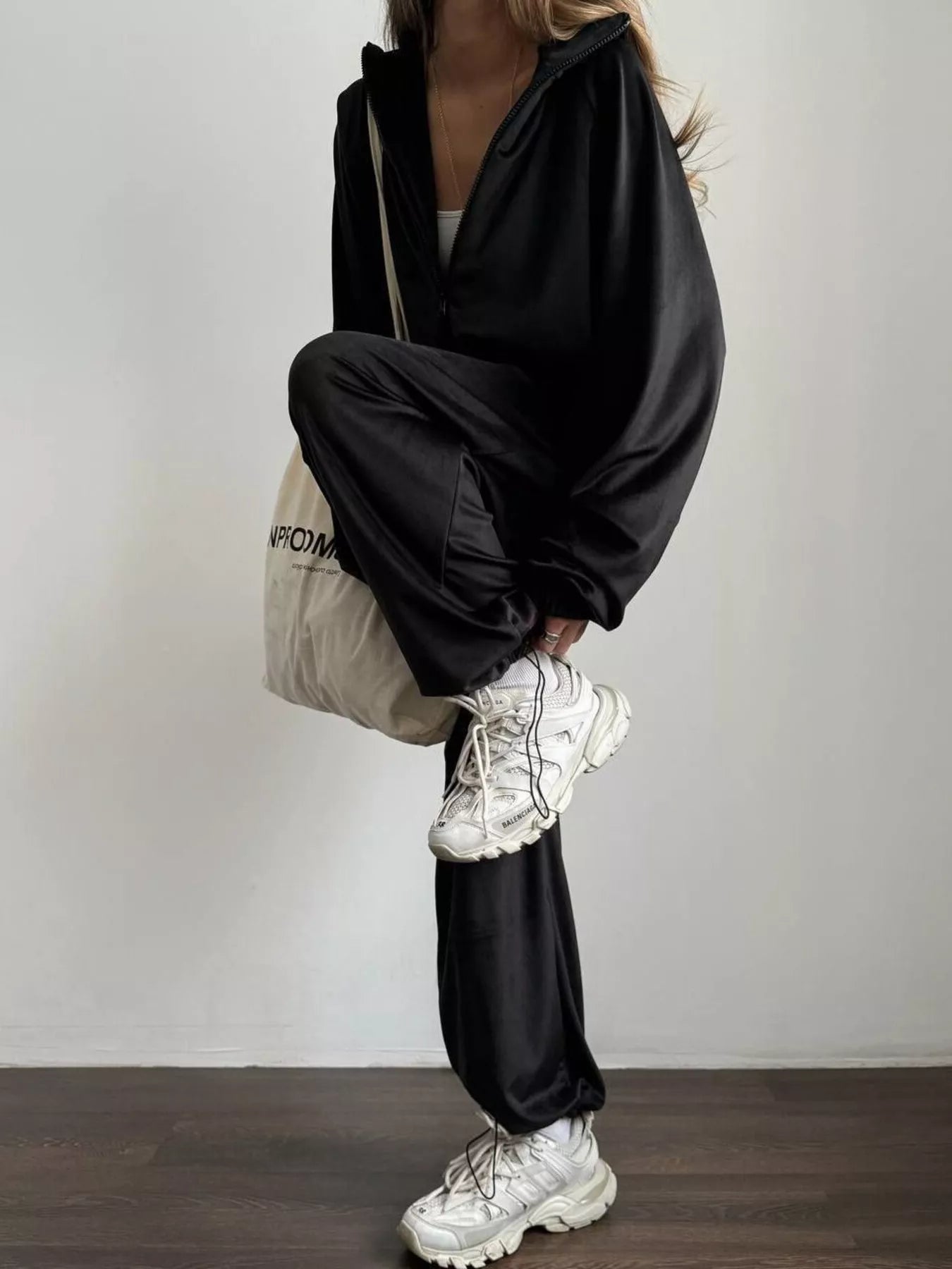 Hazel Blues® |  Zip Up Long Sleeve Outerwear and Pants Set