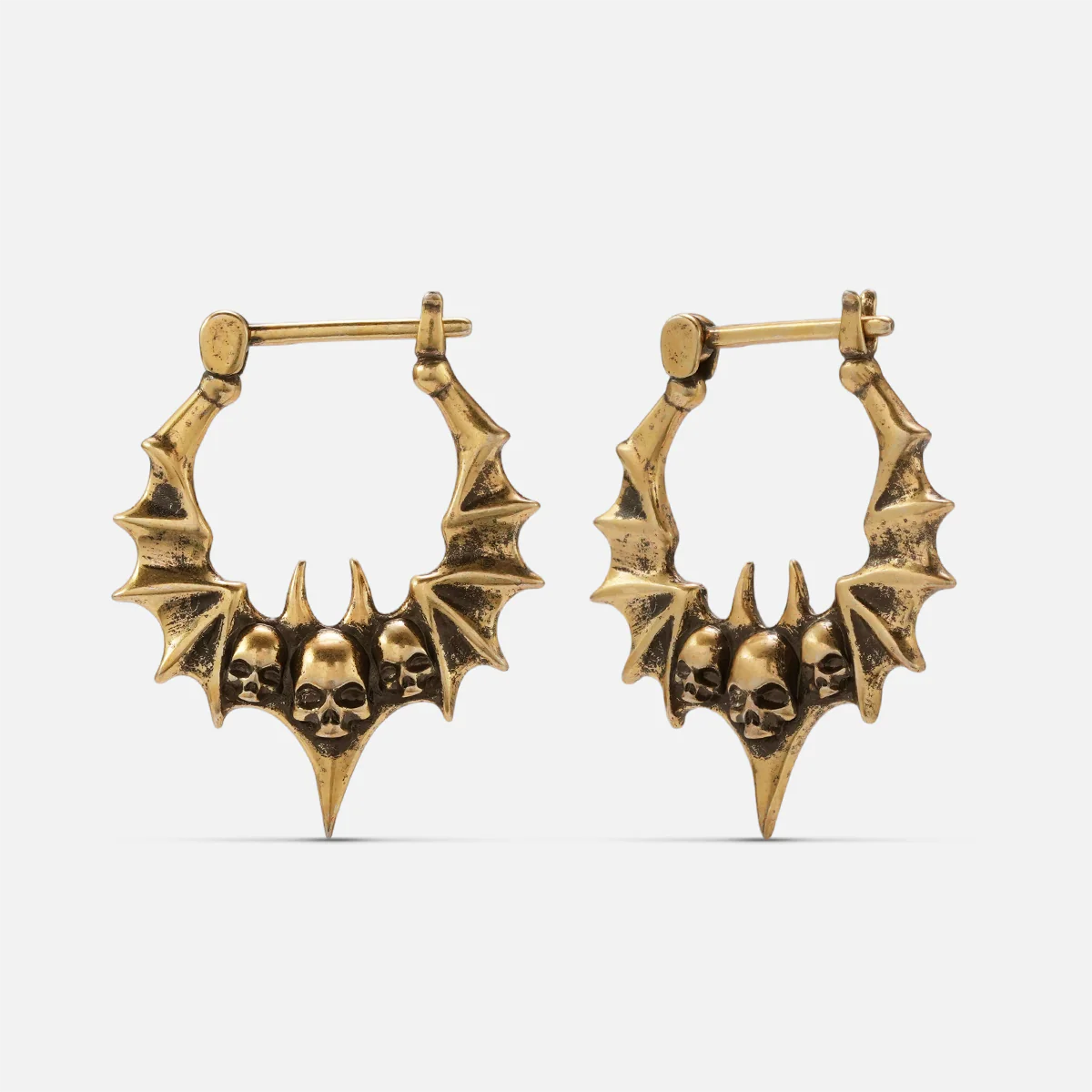 BAT SKULL EARRINGS