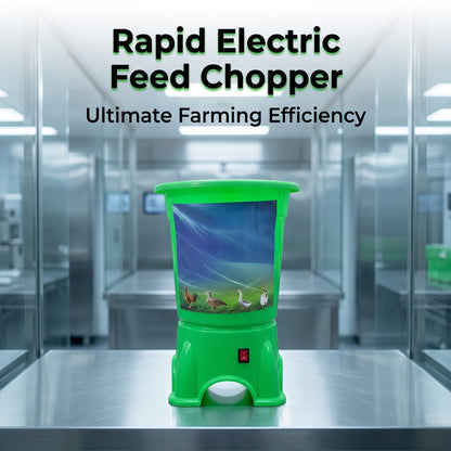 🌿 Electric Poultry Feed Chopper – Fast Vegetable & Green Feed Shredder For Farm Use 🐔