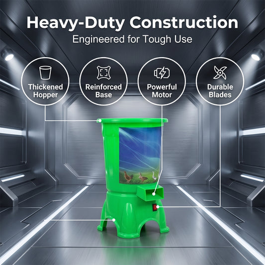 🌿 Electric Poultry Feed Chopper – Fast Vegetable & Green Feed Shredder For Farm Use 🐔