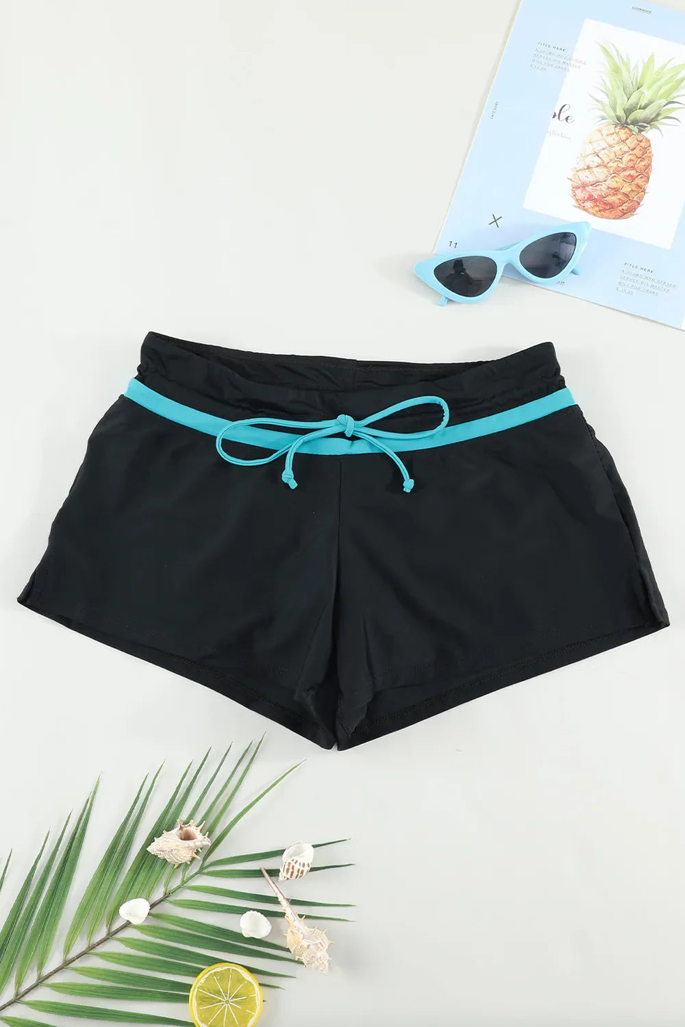 Hazel Blues® |  Drawstring Swim Shorts