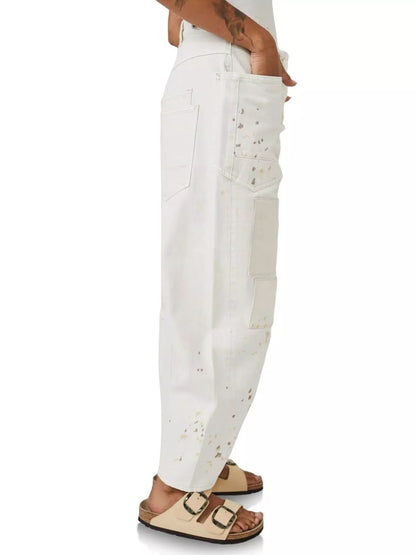 Hazel Blues® |  Washed Wide Leg Jeans