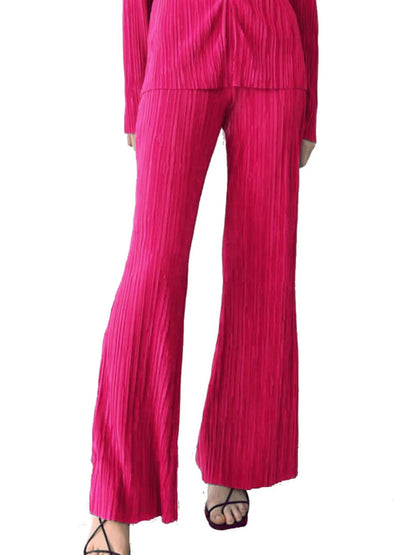 Hazel Blues® |  Texture Long Sleeve Top and Pants Lounge Set