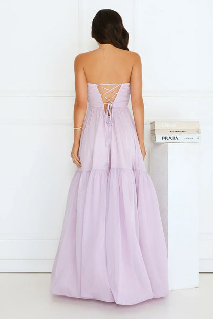 Unforgettable Style Strapless Maxi Dress