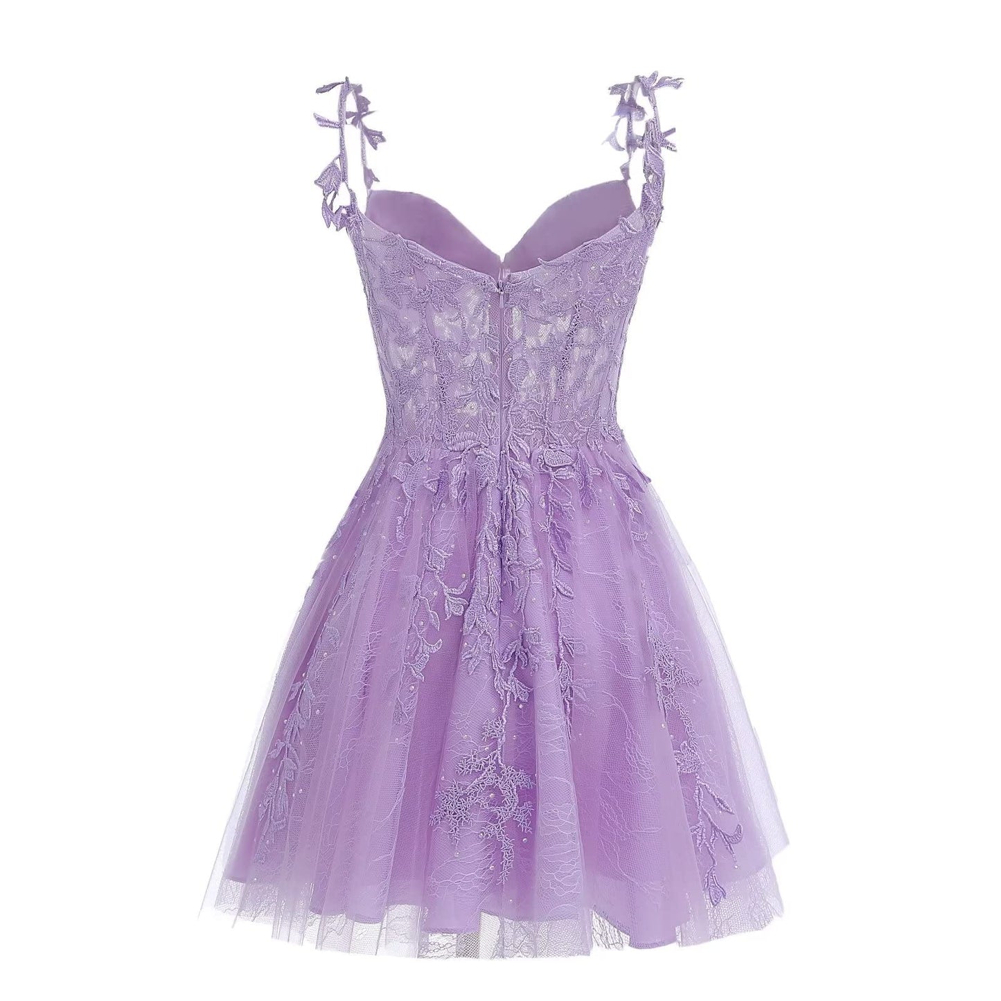 Off the Shoulder Hot Pink Lace Short Homecoming Dress