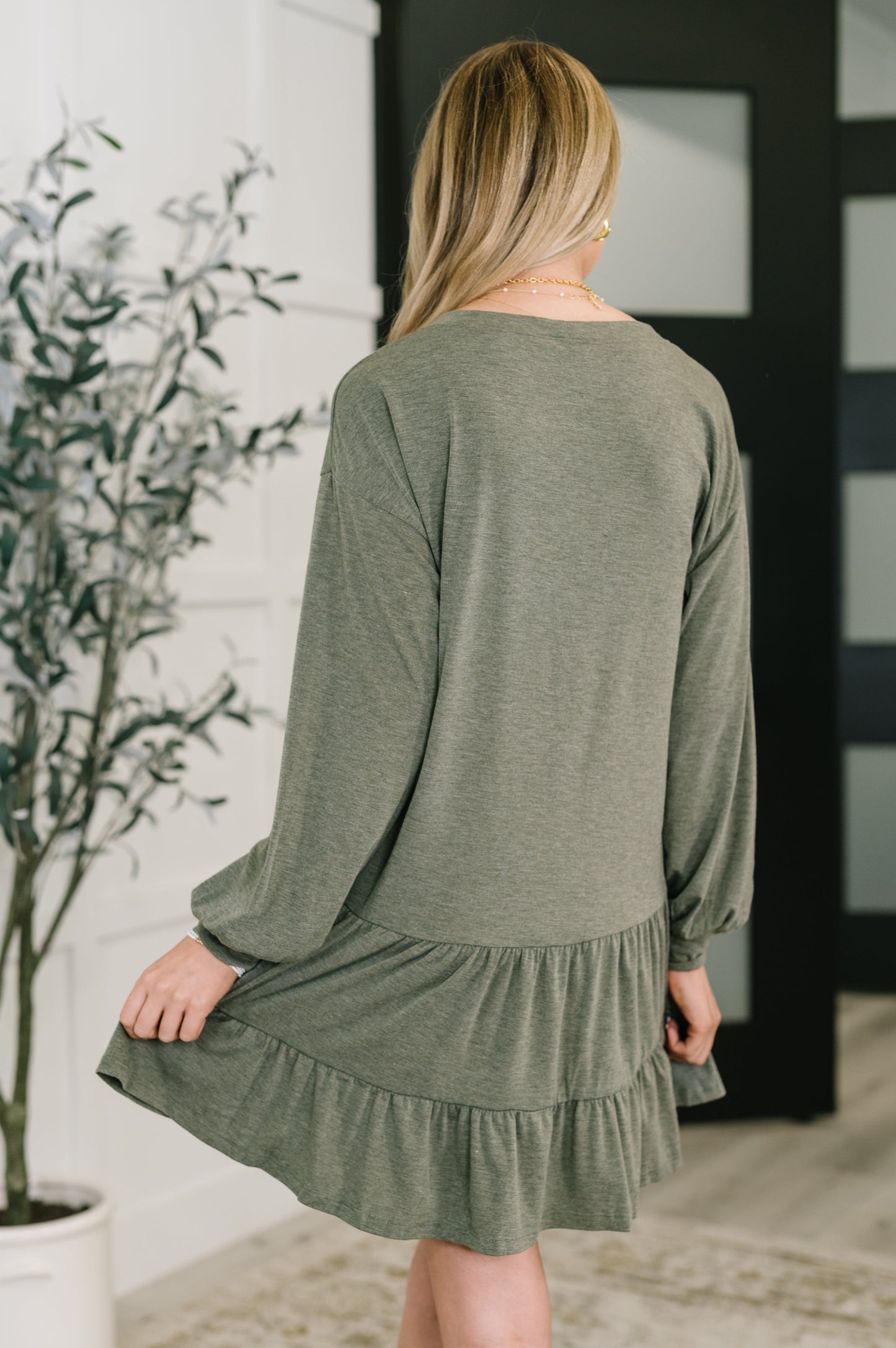 Hazel Blues® |  Autumn Breeze Long Sleeve Knit Dress