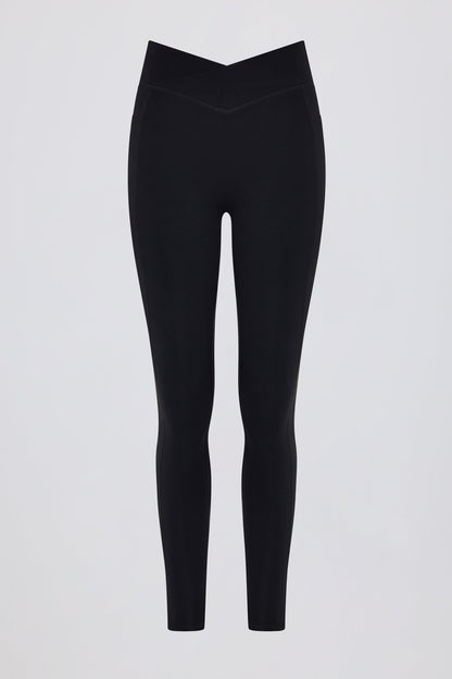 Soft Active Full-Length Pocket Leggings in Black