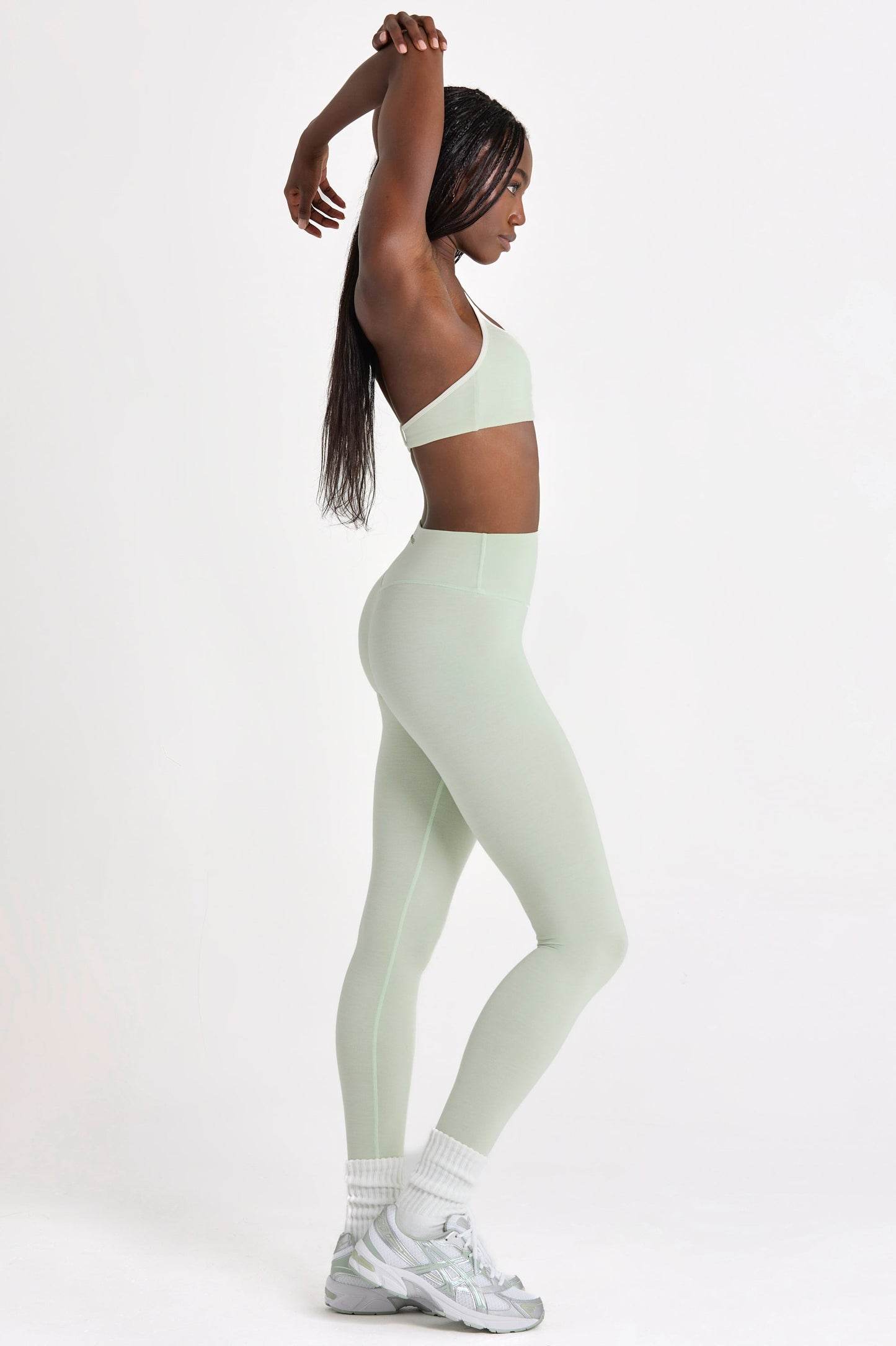 Soft Active Leggings in Sage Marl