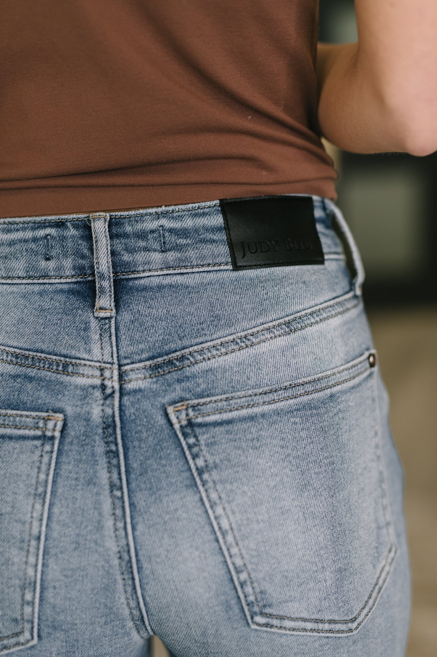 Hazel Blues® |  Kayla High Waist Rigid Magic Slim Straight