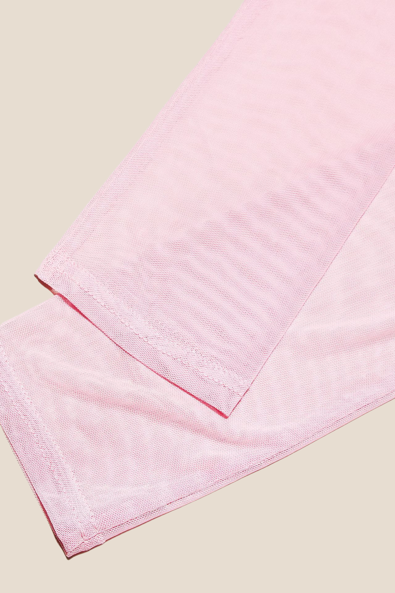 Long Sleeves Pink Ruched Long Dress with Slit