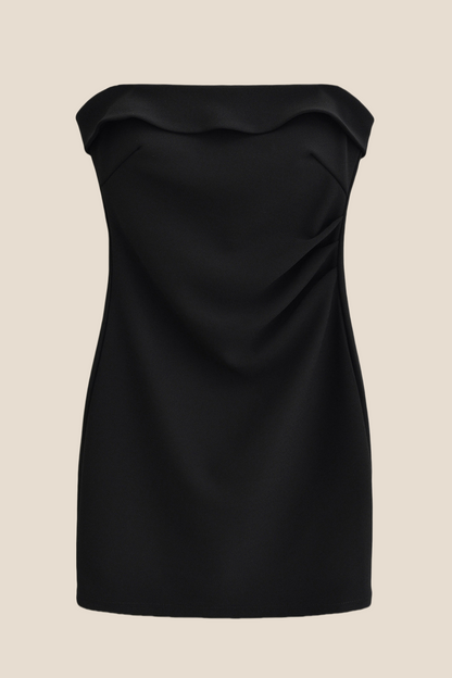 Navy Blue Convertible Bodycon Short Dress