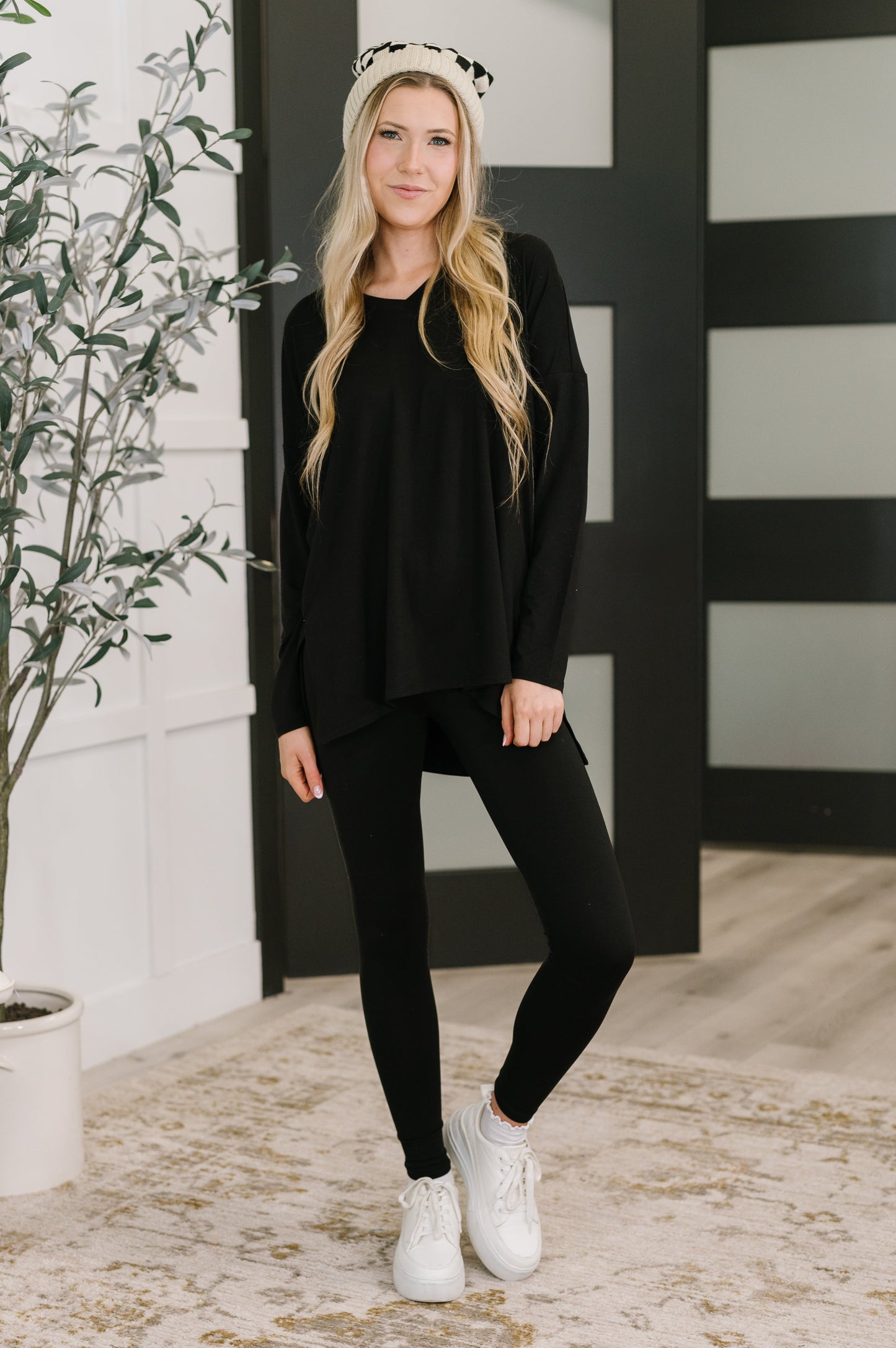 Hazel Blues® |  Next to Nothing Top and Bottom Set in Black
