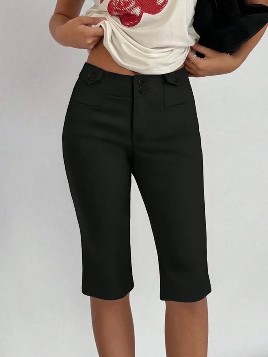 Hazel Blues® |  High-Waisted Shorts