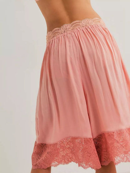Hazel Blues® |  Lace Detail Shorts