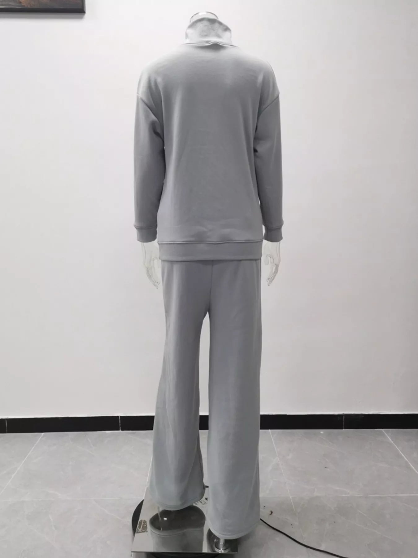 Hazel Blues® | Turtleneck Long Sleeve Top and Pants Sweater Set
