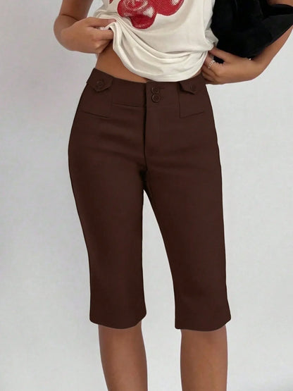 Hazel Blues® |  High-Waisted Shorts