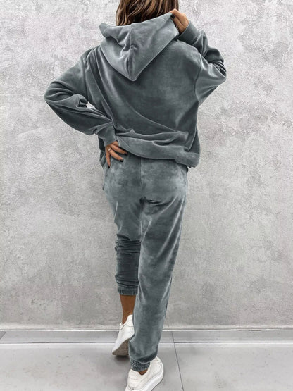 Hazel Blues® |  Kangaroo Pocket Hoodie and Pants Set