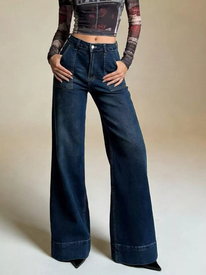 Hazel Blues® |  High-Waisted Flare Leg Jeans