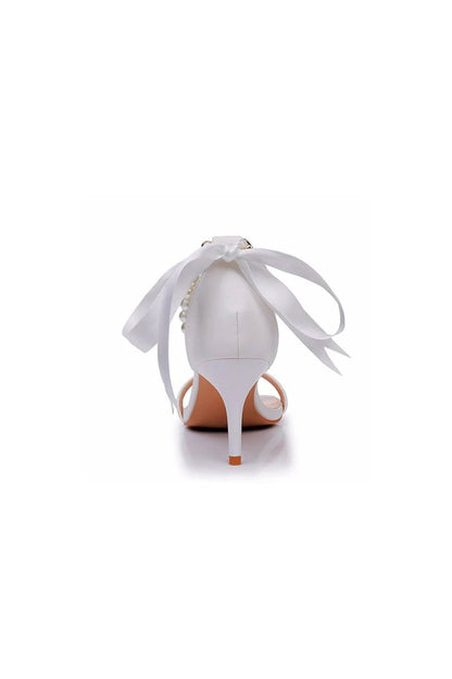 Elegant Open Toe Ankle-Strap Stiletto Sandals