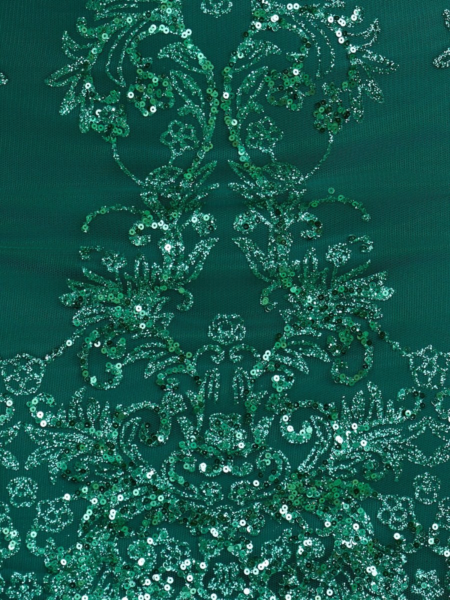 Dark Green - Bodycon V Neck Sequined Corset Mini Party Dresses
