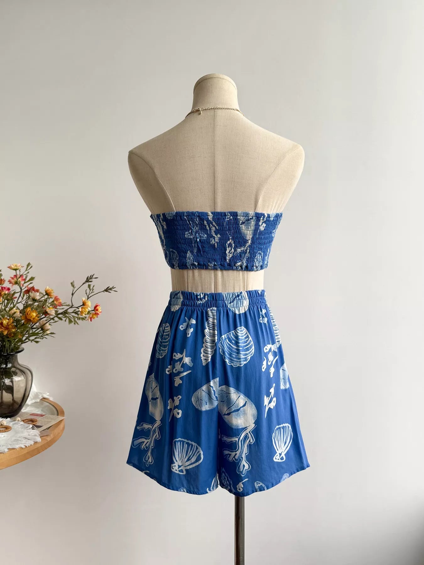 Hazel Blues® |  Seashell Print 3-Piece Summer Set