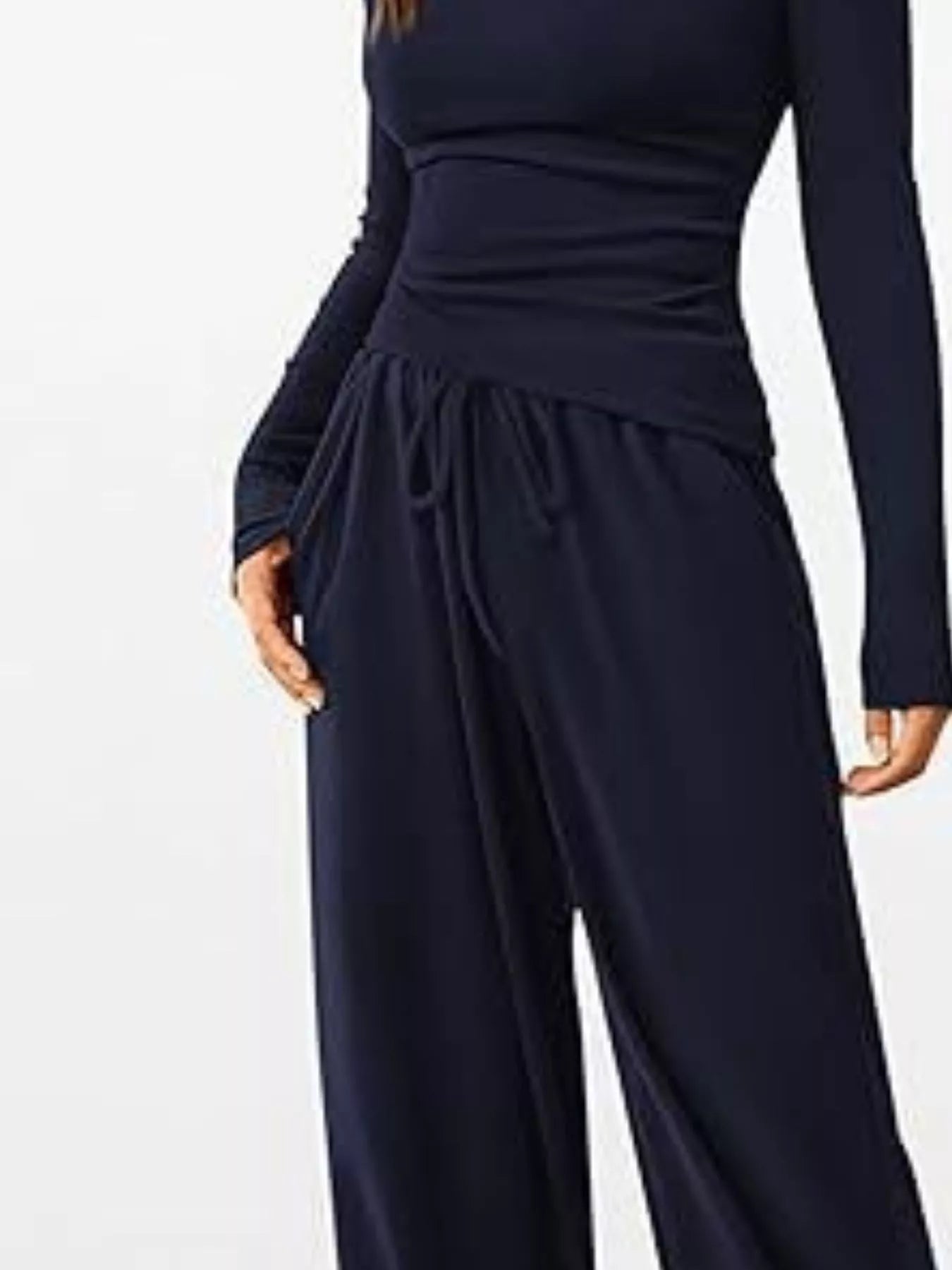 Hazel Blues® |  Long Sleeve Top and Wide Leg Pants Set