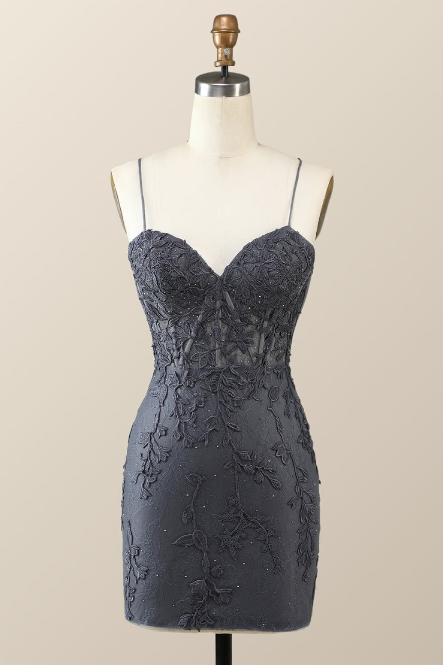 Hot Pink Lace Bodycon Mini Dress